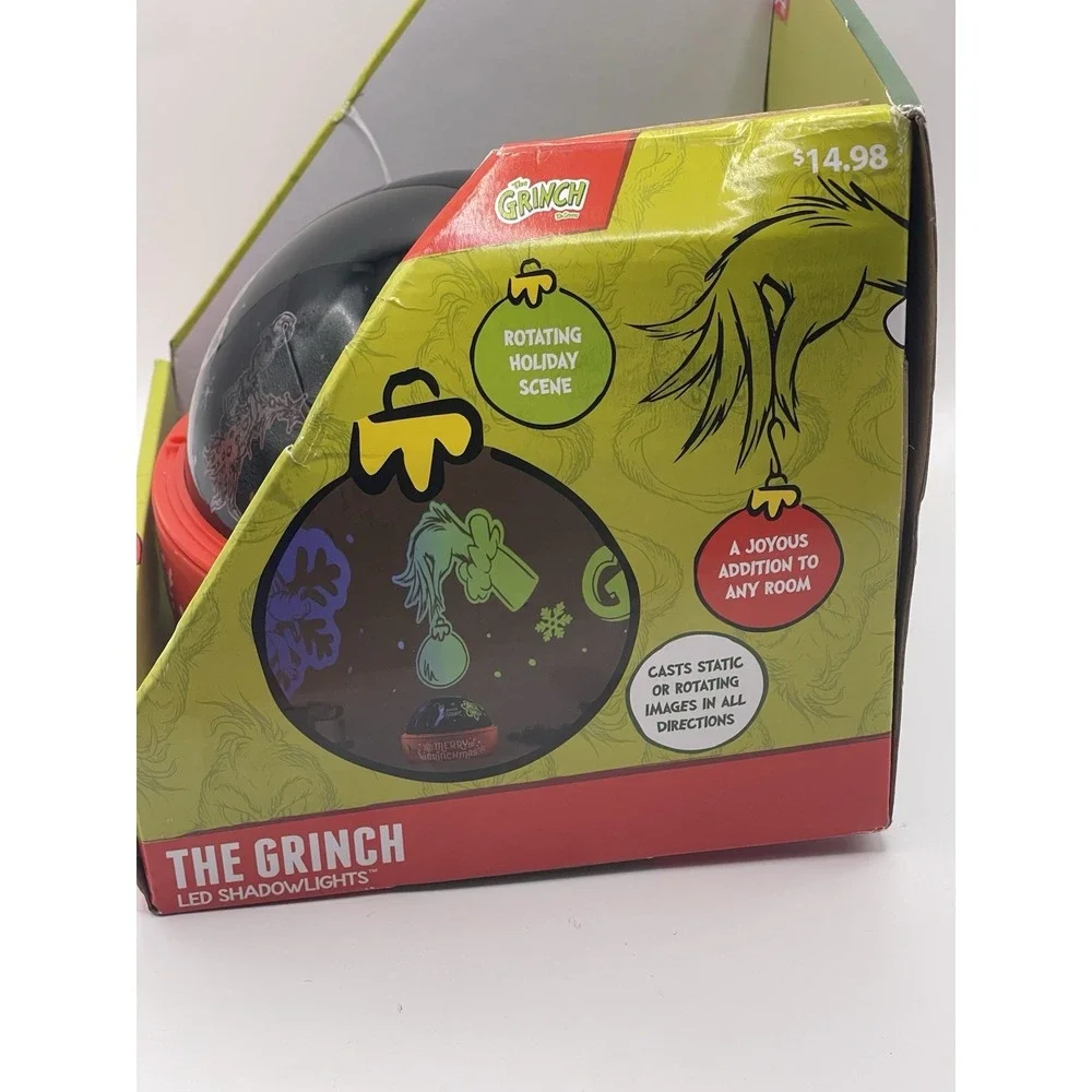 The Grinch Dr Seuss LED Shadowlights Projector‎ Christmas Holiday Lightshow New